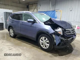 2014 Honda CR-V EX-L with VIN 5J6RM4H77EL073208, listed as a Copart auction lot 48492535 with 221,543 mi miles and Salvage Title. Bid and sale history available at carsss.com. Image 4.