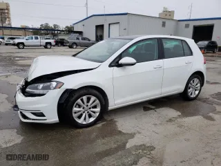 2019 Volkswagen Golf S with VIN 3VWG57AU1KM025058, listed as a Copart auction lot 38925153 with 73,303 mi miles. Bid and sale history available at carsss.com. Image 1.