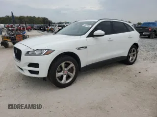 2017 Jaguar F-Pace 35t Premium with VIN SADCJ2BVXHA098074, listed as a Copart auction lot 45955405 with 132,337 mi miles and Salvage Title. Bid and sale history available at DreamBid. Image 1.