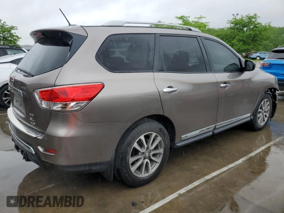 2014 Nissan Pathfinder SL with VIN 5N1AR2MM1EC617511, listed as a Copart auction lot 55506935 with 173,304 mi miles and Salvage title. Bid and sale history available at DreamBid. Image 3.