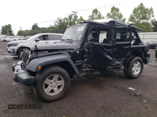 2017 Jeep Wrangler Unlimited Sport с VIN 1C4BJWDG7HL747010, выставлен на аукционе Copart как лот 64274405 с пробегом 61 602 миль миль и Списание • Salvage title. История ставок и продаж доступна на DreamBid. Изображение 1.