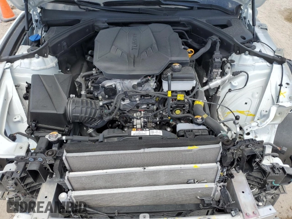 2024 Genesis G70 2.5T with VIN KMTG34SC4RU140001, listed as a Copart auction lot 61844984 with 4,078 mi miles and Salvage Title. Bid and sale history available at carsss.com. Image 11.