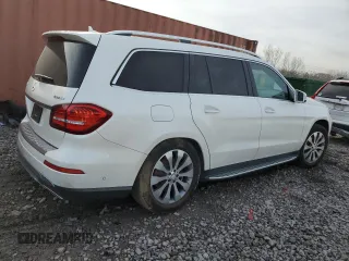 2017 Mercedes-Benz GLS with VIN 4JGDF6EE7HA810329, listed as a Copart auction lot 80992533 with 97,012 mi miles. Bid and sale history available at carsss.com. Image 3.