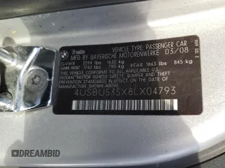 2008 BMW Z4 3.0si with VIN 4USBU535X8LX04793, listed as a Copart auction lot 77471094 with 104,599 mi miles and Salvage title. Bid and sale history available at DreamBid. Image 14.