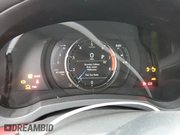 2022 Lexus IS 350 F Sport with VIN JTHGZ1B24N5052989, listed as a Copart auction lot 62594345 with 41,489 mi miles and Salvage title. Bid and sale history available at DreamBid. Image 9.