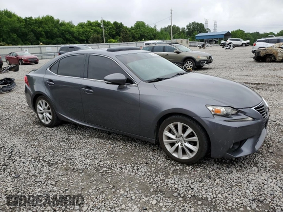 2014 Lexus IS 250 z VIN JTHBF1D29E5026694, wystawiony jako Copart lot #55912075 z przebiegiem 130 508 mil mil oraz Szkoda całkowita • Salvage title. Historia ofert i sprzedaży dostępna na DreamBid. Obrazek 4.