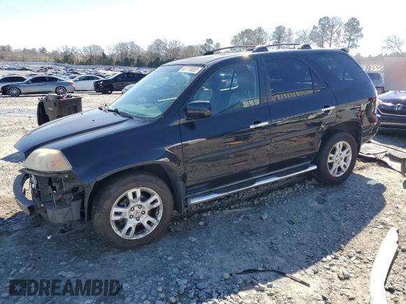 2006 Acura MDX Touring w/Navi with VIN 2HNYD18876H526793, listed as a Copart auction lot 46179855 with 220,322 mi miles and Salvage Title. Bid and sale history available at carsss.com. Image 1.