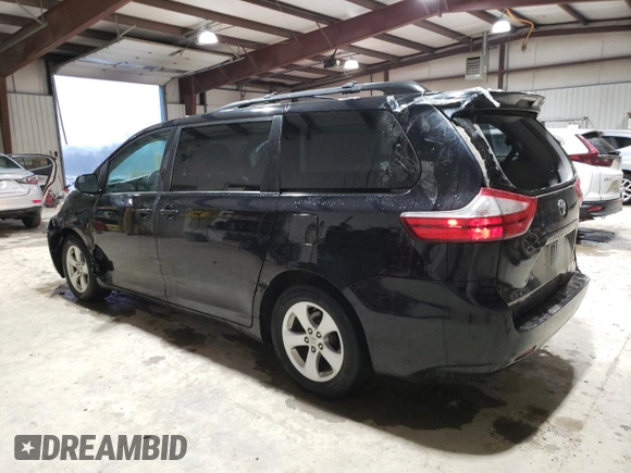 2017 Toyota Sienna LE Auto Access Seat with VIN 5TDKZ3DCXHS876538, listed as a Copart auction lot 42807185 with 165,047 mi miles and Salvage Title. Bid and sale history available at carsss.com. Image 2.