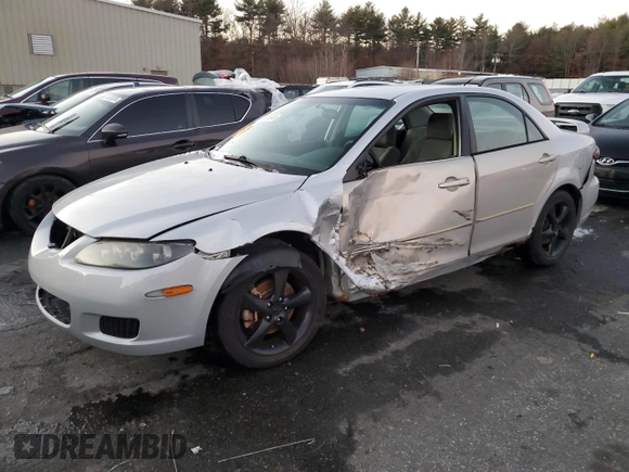 2007 Mazda 6 i Touring with VIN 1YVHP80C875M33306, listed as a Copart auction lot 85670844 with 181,641 mi miles and Salvage Title. Bid and sale history available at DreamBid. Image 1.