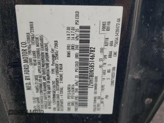 2008 Ford Mustang Deluxe with VIN 1ZVHT80N585146782, listed as a Copart auction lot 60792295 with Not provided miles and Salvage title. Bid and sale history available at DreamBid. Image 13.