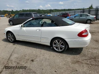 2006 Mercedes-Benz CLK-Class 3.5L with VIN WDBTK56H56F178542, listed as a Copart auction lot 67476684 with 126,404 mi miles and Salvage Title. Bid and sale history available at carsss.com. Image 2.