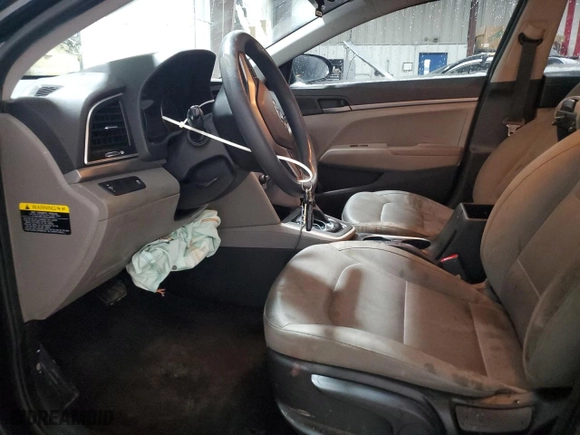 2018 Hyundai Elantra SE with VIN KMHD74LF2JU491052, listed as a Copart auction lot 48025075 with 156,873 mi miles and Salvage Title. Bid and sale history available at carsss.com. Image 7.