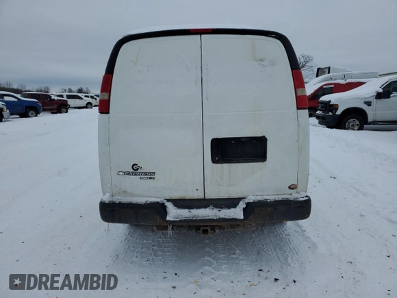 2012 Chevrolet Express Cargo Van with VIN 1GCWGGCA4C1200719, listed as a Copart auction lot 45421725 with 188,291 mi miles and Clean Title. Bid and sale history available at carsss.com. Image 6.