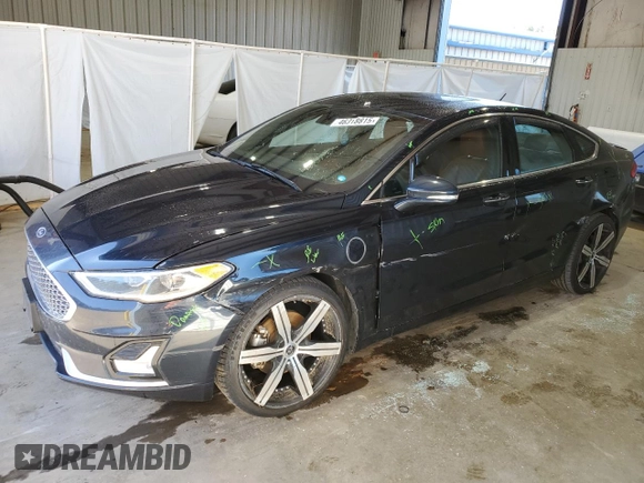 2020 Ford Fusion Titanium with VIN 3FA6P0SU0LR105007, listed as a Copart auction lot 46318815 with 79,383 mi miles and Salvage title. Bid and sale history available at DreamBid. Image 1.