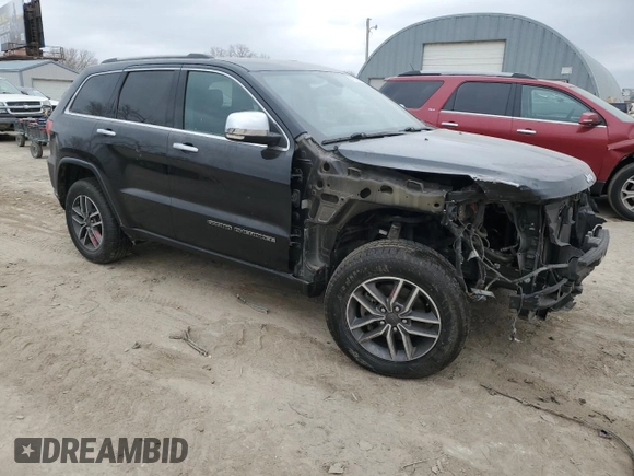 2019 Jeep Grand Cherokee Limited with VIN 1C4RJFBG6KC553318, listed as a Copart auction lot 47525375 with 146,843 mi miles and Salvage title. Bid and sale history available at DreamBid. Image 4.