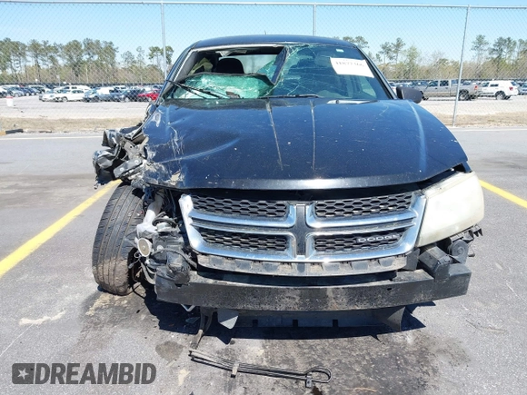 2012 Dodge Avenger SE with VIN 1C3CDZAB4CN128680, listed as a IAAI auction lot 41877366 with 258,138 mi miles. Bid and sale history available at carsss.com. Image 13.