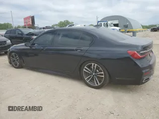 2020 BMW 7 Series 750i xDrive with VIN WBA7U2C04LGJ59672, listed as a Copart auction lot 60959675 with Not provided miles and Salvage title. Bid and sale history available at DreamBid. Image 2.
