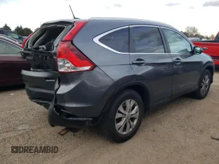 2014 Honda CR-V EX-L with VIN 2HKRM4H74EH648388, listed as a Copart auction lot 75747274 with 63,100 mi miles and Salvage Title. Bid and sale history available at carsss.com. Image 3.