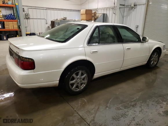 2002 Cadillac Seville Luxury SLS with VIN 1G6KS54Y42U249237, listed as a Copart auction lot 42627725 with 131,897 mi miles and Salvage Title. Bid and sale history available at carsss.com. Image 3.