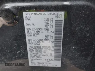 2015 Nissan Rogue SV with VIN 5N1AT2MV0FC768321, listed as a IAAI auction lot 41347423 with 138,960 mi miles. Bid and sale history available at carsss.com. Image 9.
