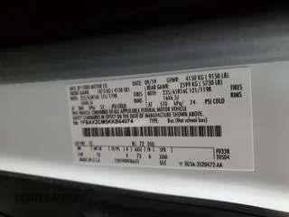 2019 Ford Transit Passenger XL with VIN 1FBAX2CM5KKB64074, listed as a Copart auction lot 69268854 with Not provided miles and Salvage title. Bid and sale history available at DreamBid. Image 14.