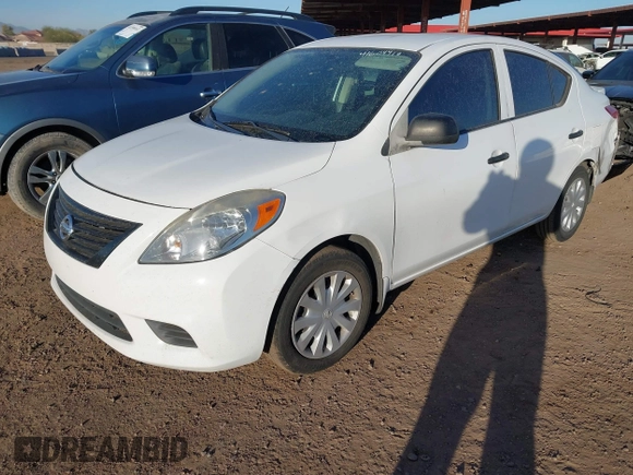 2014 Nissan Versa S Plus with VIN 3N1CN7AP4EL868650, listed as a IAAI auction lot 41604418 with 168,439 mi miles and . Bid and sale history available at DreamBid. Image 2.