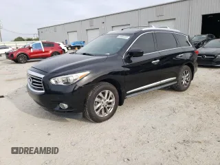 2013 Infiniti JX35 with VIN 5N1AL0MN1DC343627, listed as a Copart auction lot 53894695 with 103,635 mi miles and Clean Title. Bid and sale history available at carsss.com. Image 1.