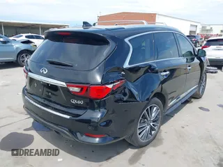 2018 Infiniti QX60 with VIN 5N1DL0MM3JC522705, listed as a IAAI auction lot 41883872 with 103,455 mi miles. Bid and sale history available at carsss.com. Image 4.