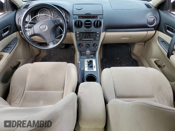 2007 Mazda 6 i Touring with VIN 1YVHP80C375M48554, listed as a Copart auction lot 61789634 with 105,250 mi miles and Clean Title. Bid and sale history available at DreamBid. Image 8.
