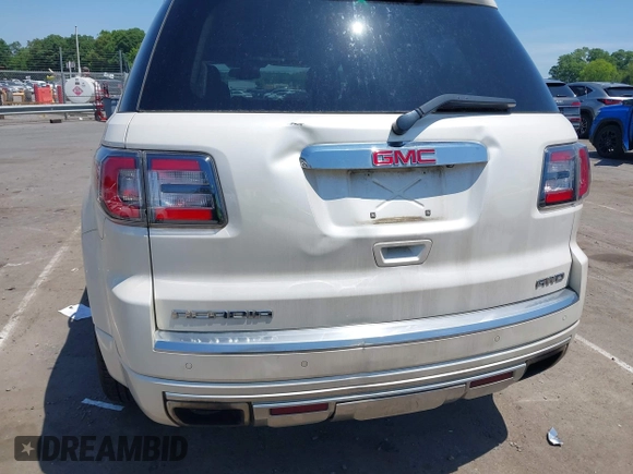 2014 GMC Acadia Denali with VIN 1GKKVTKD1EJ220183, listed as a IAAI auction lot 42230611 with 103,789 mi miles and . Bid and sale history available at carsss.com. Image 6.
