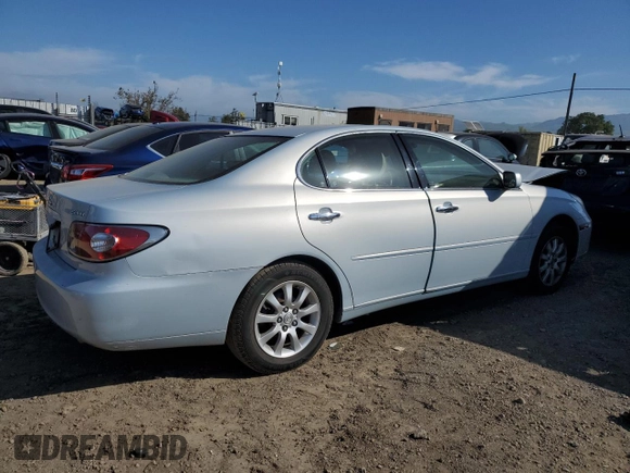 2003 Lexus ES 300 with VIN JTHBF30G530099830, listed as a Copart auction lot 52712945 with 142,874 mi miles and Salvage Title. Bid and sale history available at DreamBid. Image 3.