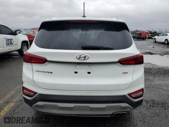 2019 Hyundai Santa Fe SE with VIN 5NMS2CADXKH003674, listed as a Copart auction lot 51977755 with 97,735 mi miles and Salvage Title. Bid and sale history available at carsss.com. Image 6.