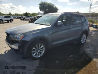 2016 BMW X3 xDrive28i z VIN 5UXWX9C58G0D65409, wystawiony jako Copart lot #56531765 z przebiegiem 110 447 mil mil oraz Szkoda całkowita • Salvage title. Historia ofert i sprzedaży dostępna na DreamBid. Obrazek 1.