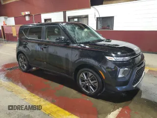 2021 Kia Soul S with VIN KNDJ23AU0M7146669, listed as a Copart auction lot 55244875 with 80,433 mi miles and Clean Title. Bid and sale history available at DreamBid. Image 4.