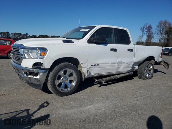 2019 Ram 1500 Tradesman z VIN 1C6RRECT3KN628017, wystawiony jako Copart lot #43822645 z przebiegiem 133 384 mil mil oraz Szkoda całkowita • Salvage title. Historia ofert i sprzedaży dostępna na DreamBid. Obrazek 1.