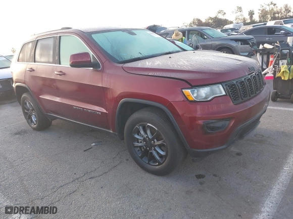 2021 Jeep Grand Cherokee Laredo X with VIN 1C4RJEAG7MC712703, listed as a IAAI auction lot 41822921 with 38,048 mi miles. Bid and sale history available at carsss.com. Image 1.