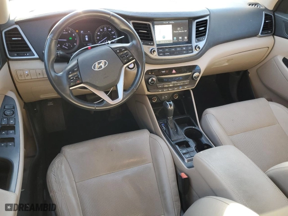 2017 Hyundai Tucson SE Plus with VIN KM8J33A44HU423310, listed as a Copart auction lot 46449215 with 146,383 mi miles and Salvage Title. Bid and sale history available at carsss.com. Image 8.