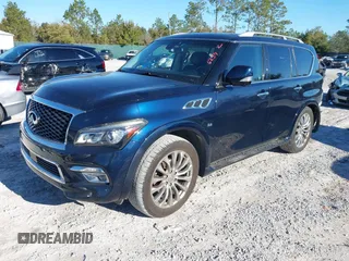 2017 Infiniti QX80 with VIN JN8AZ2NE8H9152064, listed as a IAAI auction lot 41356239 with 100,747 mi miles and . Bid and sale history available at DreamBid. Image 17.