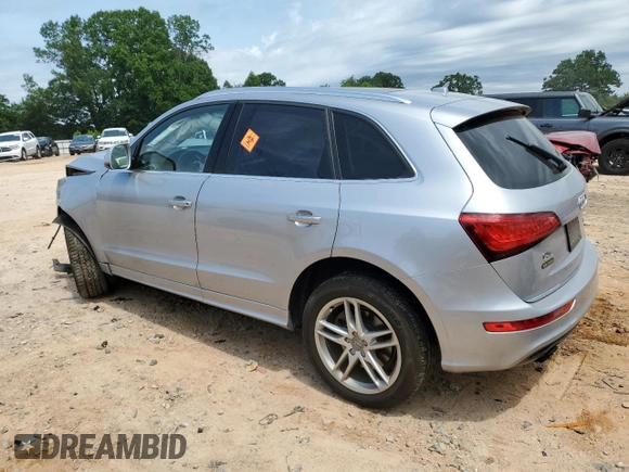 2017 Audi Q5 Premium Plus z VIN WA1D7AFP1HA014416, wystawiony jako Copart lot #57795405 z przebiegiem Nie podano mil oraz Szkoda całkowita • Salvage title. Historia ofert i sprzedaży dostępna na DreamBid. Obrazek 2.