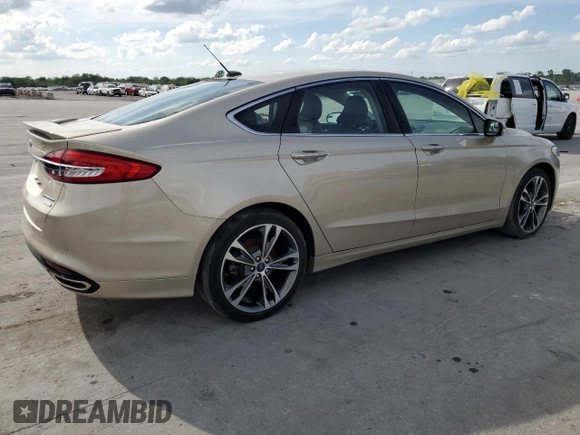2017 Ford Fusion Titanium with VIN 3FA6P0K99HR166567, listed as a Copart auction lot 54293425 with 0 mi miles and Salvage Title. Bid and sale history available at carsss.com. Image 3.