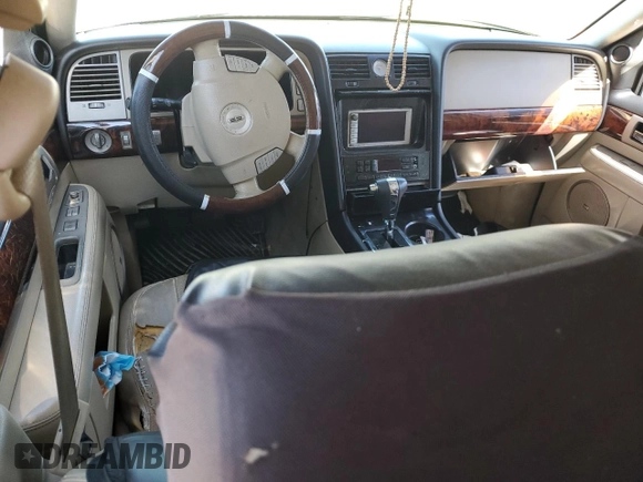 2006 Lincoln Navigator Luxury with VIN 5LMFU27596LJ21685, listed as a Copart auction lot 48166185 with 0 mi miles and Salvage Title. Bid and sale history available at carsss.com. Image 8.