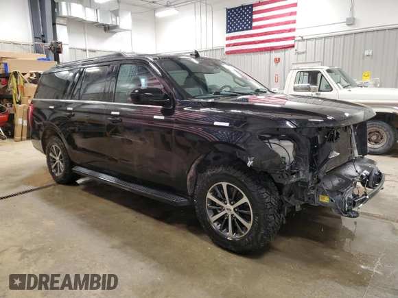 2021 Ford Expedition Max XLT with VIN 1FMJK1JT6MEA24918, listed as a Copart auction lot 55130565 with 208,079 mi miles and Clean Title. Bid and sale history available at DreamBid. Image 4.