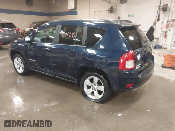 2012 Jeep Compass Latitude with VIN 1C4NJDEB8CD588277, listed as a IAAI auction lot 41511408 with 114,965 mi miles. Bid and sale history available at carsss.com. Image 3.