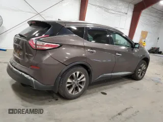 2015 Nissan Murano Platinum with VIN 5N1AZ2MHXFN280460, listed as a Copart auction lot 52215425 with 139,546 mi miles and Clean Title. Bid and sale history available at carsss.com. Image 3.