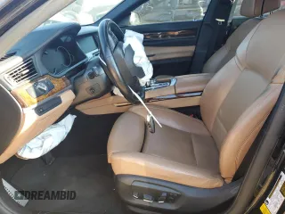 2015 BMW 7 Series 740Li with VIN WBAYE4C56FD138966, listed as a Copart auction lot 69240874 with 94,558 mi miles and Salvage Title. Bid and sale history available at DreamBid. Image 7.