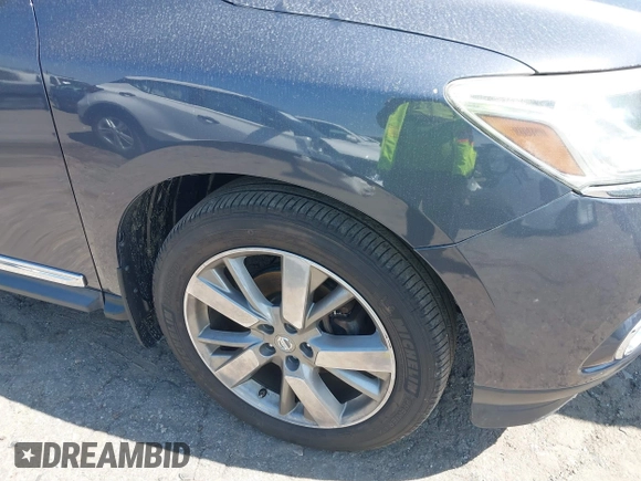 2014 Nissan Pathfinder S with VIN 5N1AR2MM3EC603111, listed as a IAAI auction lot 41815459 with 169,276 mi miles and . Bid and sale history available at DreamBid. Image 6.