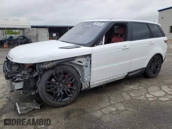 2016 Land Rover Range Rover Sport V8 Dynamic with VIN SALWR2EFXGA102041, listed as a Copart auction lot 49331335 with 95,391 mi miles and Salvage Title. Bid and sale history available at carsss.com. Image 1.