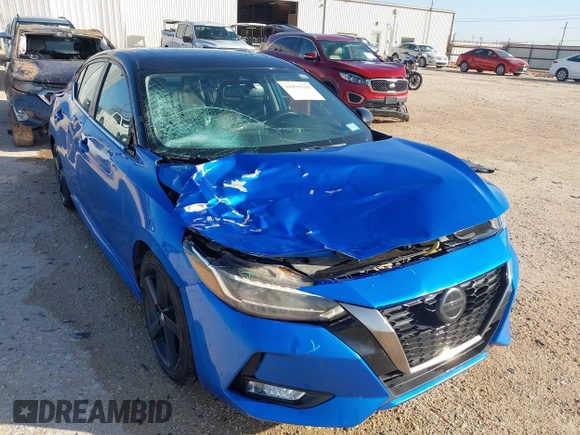 2021 Nissan Sentra SR with VIN 3N1AB8DV3MY227846, listed as a IAAI auction lot 41979794 with 54,637 mi miles and . Bid and sale history available at DreamBid. Image 6.