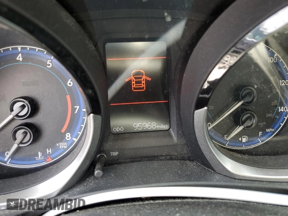 2016 Toyota Corolla L z VIN 5YFBURHE7GP442503, wystawiony jako Copart lot #61202795 z przebiegiem 95 968 mil mil oraz Szkoda całkowita • Salvage title. Historia ofert i sprzedaży dostępna na DreamBid. Obrazek 9.