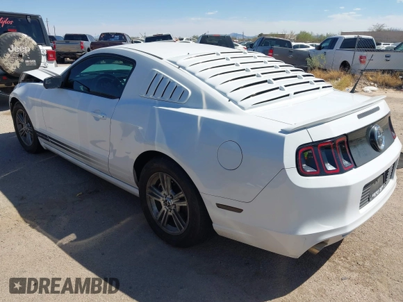2014 Ford Mustang V6 with VIN 1ZVBP8AM0E5268865, listed as a IAAI auction lot 41884812 with 128,977 mi miles. Bid and sale history available at carsss.com. Image 3.